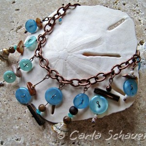 Beachy Button Bracelet Set