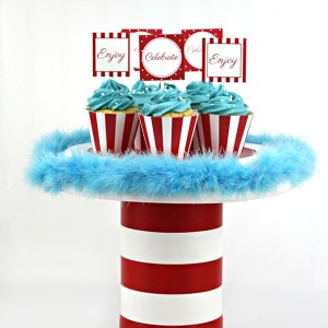Dr. Seuss-Inspired Cake Stand
