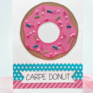 Donut-themed Thank You Card