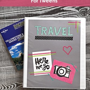 Decorate a Road Trip Travel Binder for Tweens