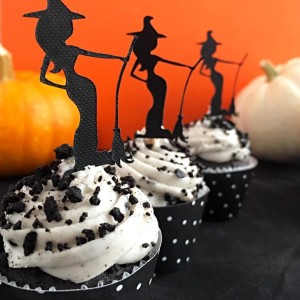 Halloween Witch Cupcake Toppers