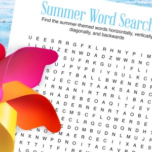 Grab this Fun Summer Word Search Printable