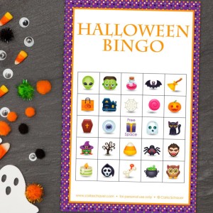 Free Printable Halloween Bingo Cards {for All Ages!}