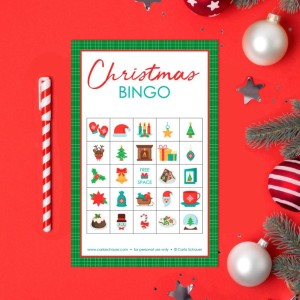 Free Printable Christmas Bingo Cards (for Kids and Adults!)
