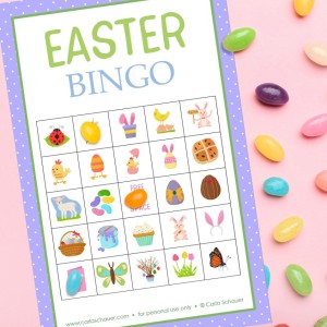 Free Printable Easter Bingo Cards (for all ages!)
