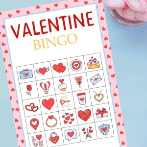 Free Printable Valentine's Bingo Cards (for all ages!)