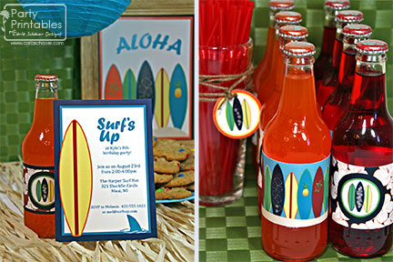 Surf's Up Deluxe Party Kit