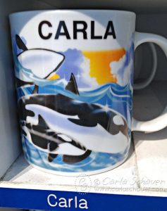 SeaWorld personized "Carla" mug