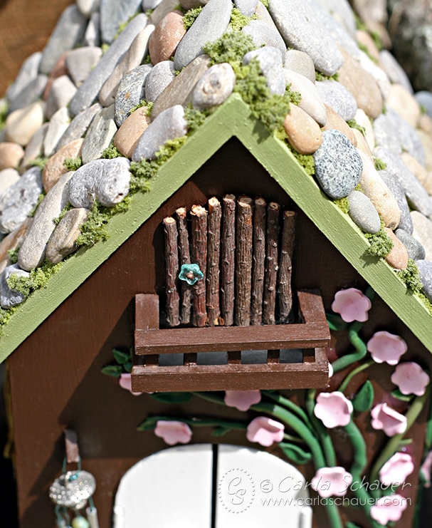 DIY Fairy House balcony and door DIY fairy house balcony and door from Carla Schauer Designs
