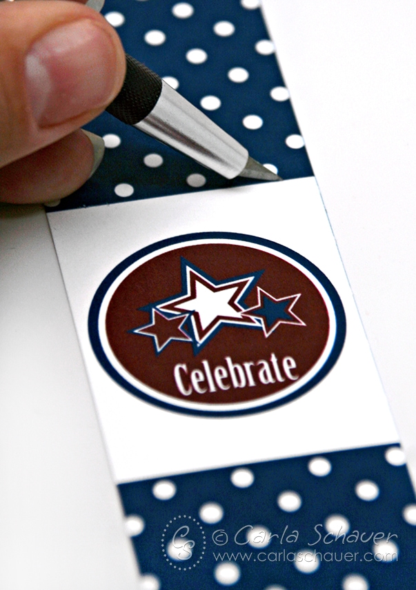 Print and Cut to make July 4th sparkler or glowstick holders. These free printables coordinate with another free patriotic project, and a full Stars & Stripes printable party!