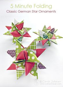 How to Make German Star Ornaments for Christmas | Carla Schauer Designs