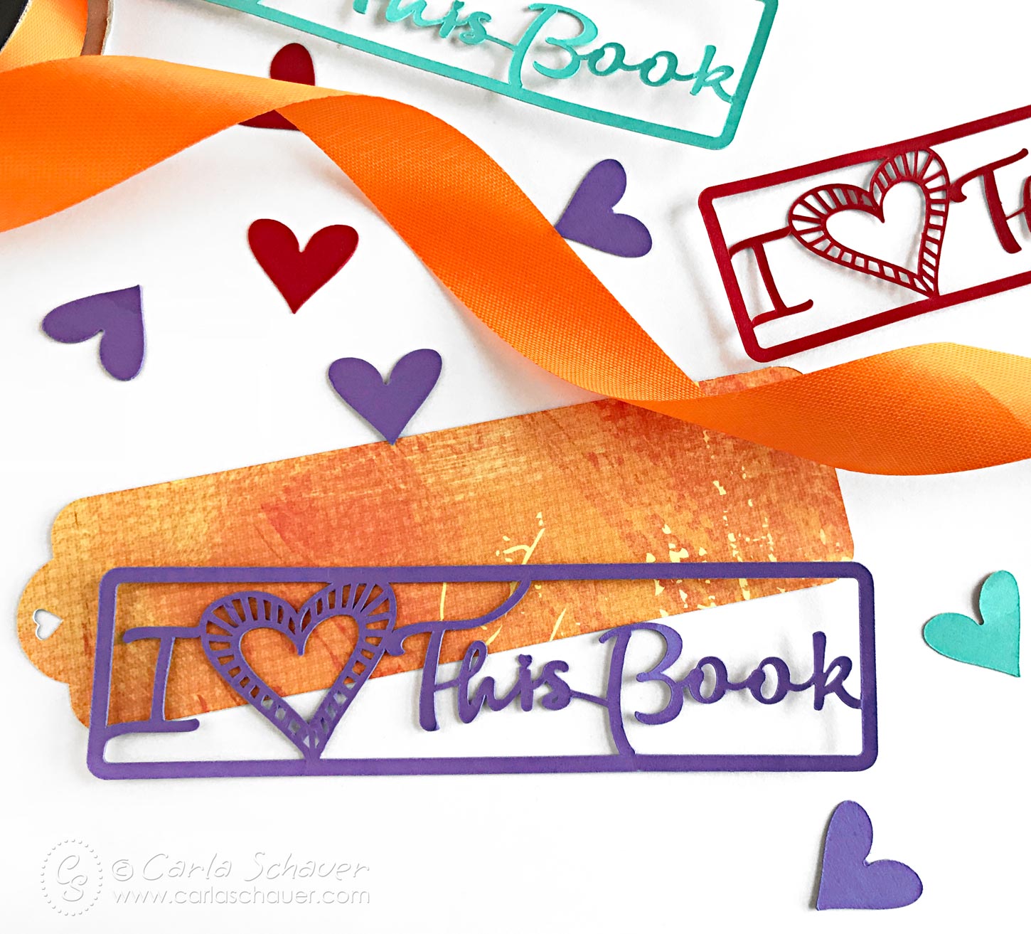 Download Cute Valentine Bookmark Svg File Carla Schauer Designs