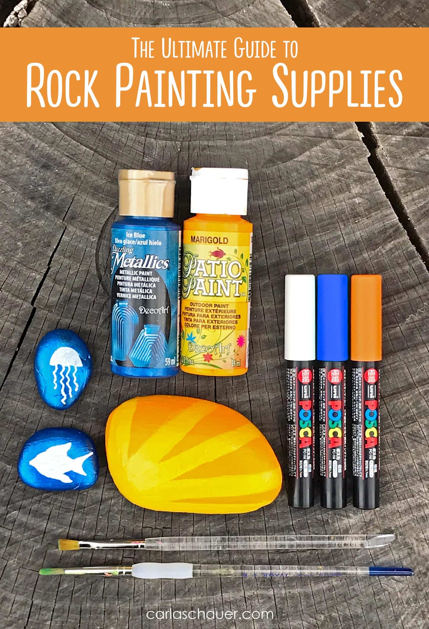 Painting Rocks - Best Supplies for Painting and Decorating Rocks