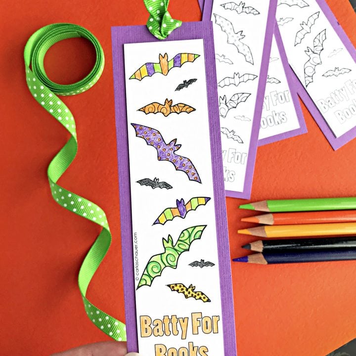 Cute Free Printable Bookmarks to Color and Craft - Carla Schauer