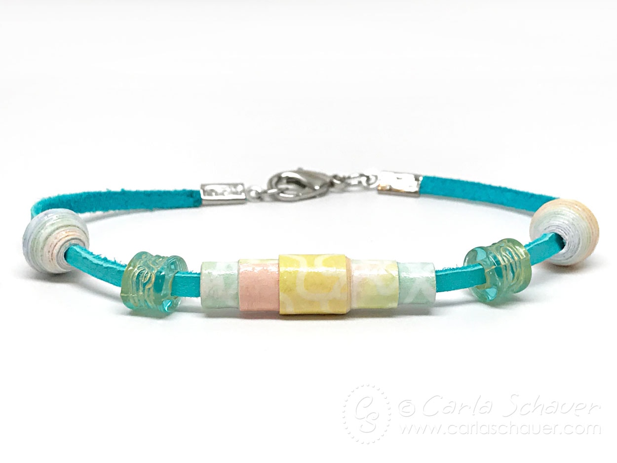 Paper Bead Bracelets or Necklaces  The Idea Room  Paper bead bracelet Paper  bead jewelry Paper beads