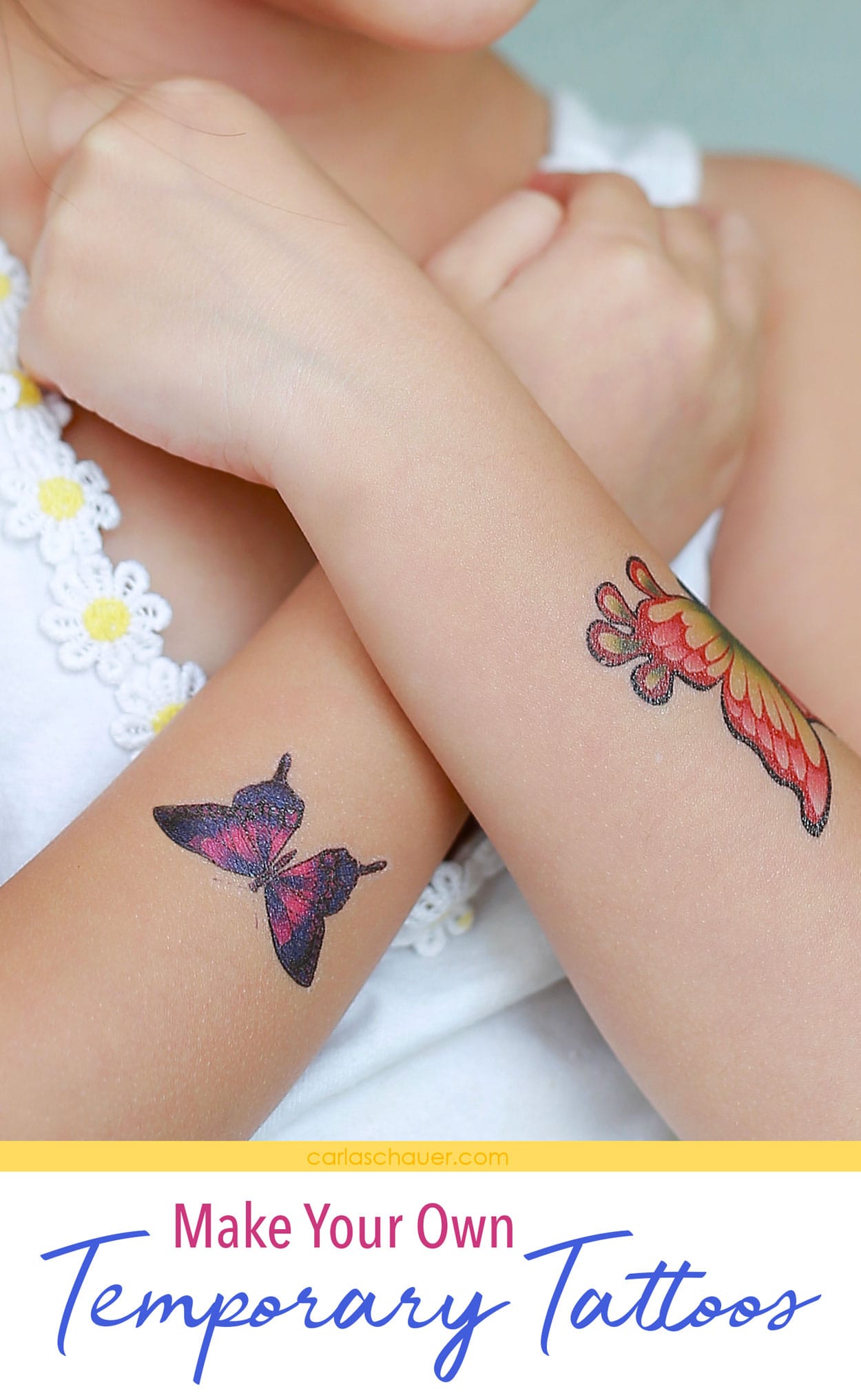 DIY Temporary Tattoos with Cricut  Primitive Mountain Quilts and Crafts