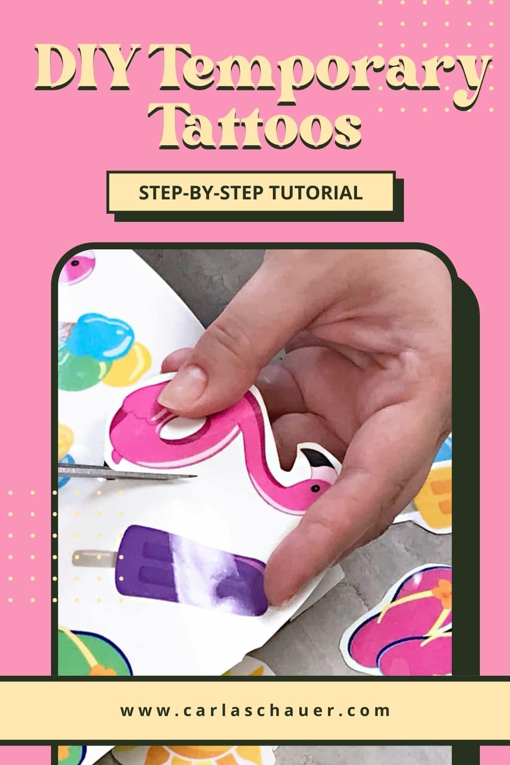 How to Make Your Own Temporary Tattoos Carla Schauer Designs