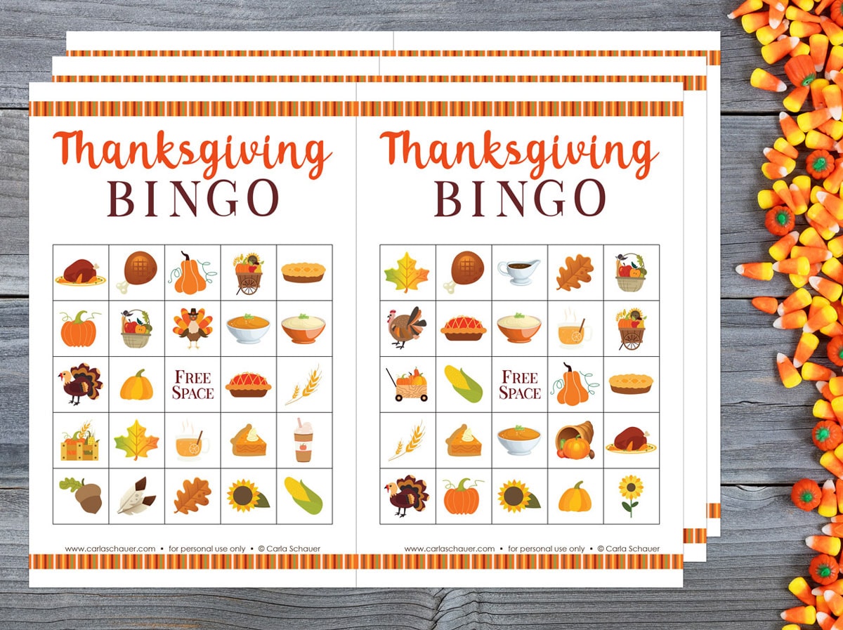 Free Printable Thanksgiving Bingo - Thanksgiving Bingo Printables
