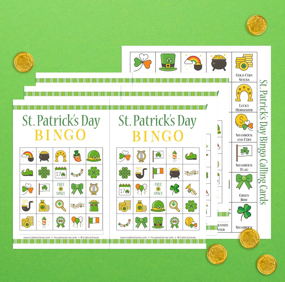 Printable St Patrick 39 s Day Bingo - St. Patricks Day Free Bingo 