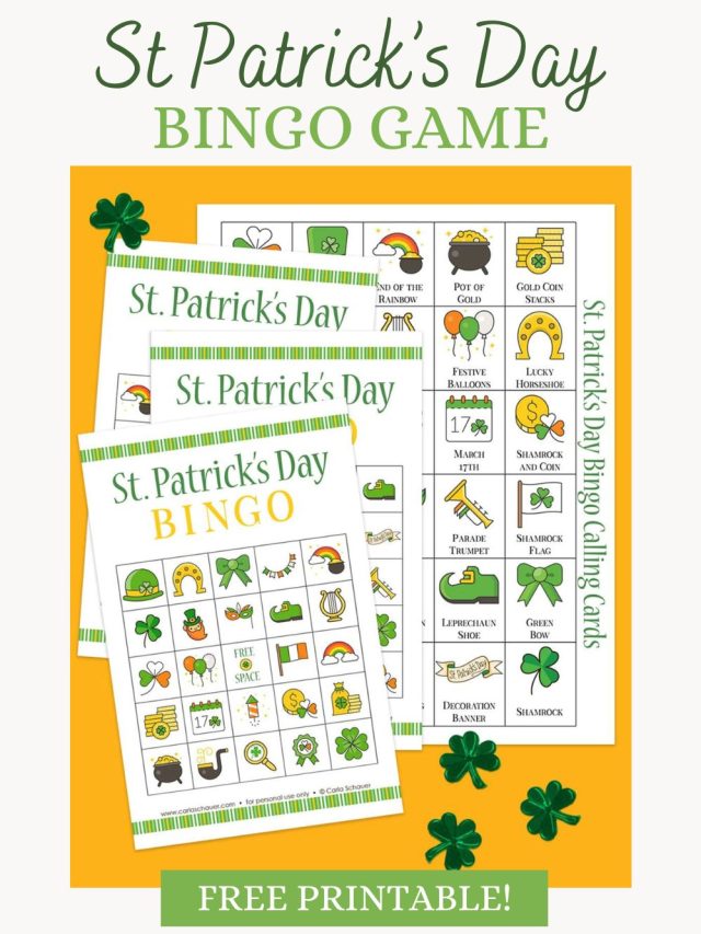 Printable St Patrick’s Day Bingo Story